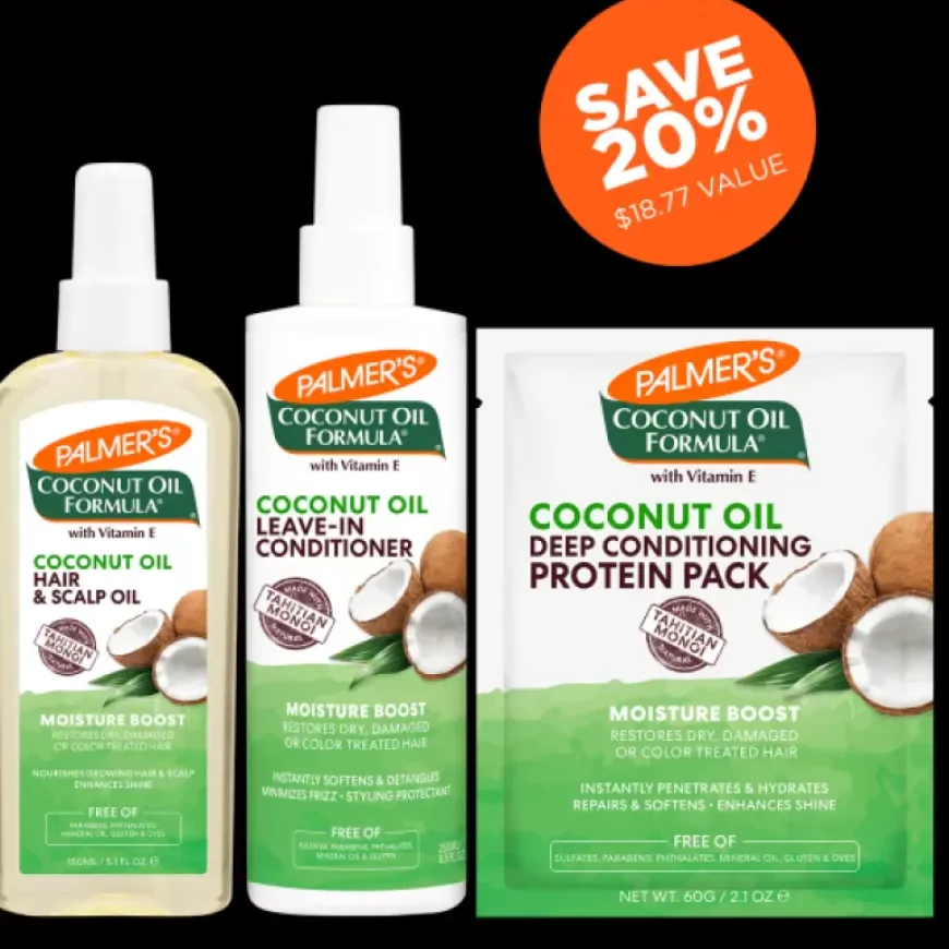 Coconut Oil Hair Care Bundle